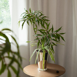 Na's Flower House Artificial Plant Potted Decoration for Home Decor, Living Room and Study Room Ornaments, Realistic Fake Green Plant Bonsai