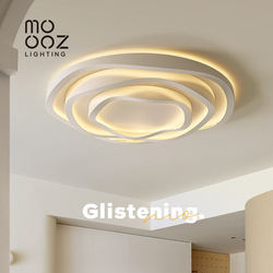 Living Room Ceiling Lamp, Simple, Modern and Elegant, 2026 New Model, Suspended Light, Rose Flower, Cream Style, Main Light, Hall Lighting Fixtures