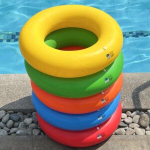 Extra thick PVC rubber swimming ring, children's armpit ring, adult lifebuoy, thickened and wear-resistant swimming ring for adult boys and girls