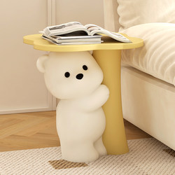 Bear-Shaped Coffee Table, Living Room Decoration, Floor-Standing Shelf, Sofa Side Table, Bedside Table Alternative, Cute and Creative Home Decor