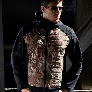 
Outdoor Xuanwu tactical cotton jacket men's warm windproof and waterproof jacket hiking camouflage jacket commuter cotton jacket