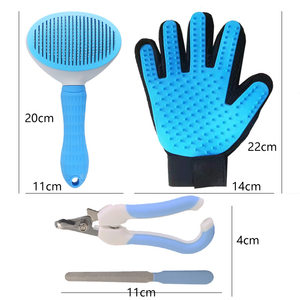 
Cat Gloves Pet Cleaning and De-floating Brush Beauty Grooming Gloves Cat and Dog Watch Cross-Border Pet Cleaning Set