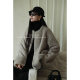 Onepire Amber Cream Imitation Female Mink Gradient Hair Needle Short Environmentally Friendly Fur Jacket