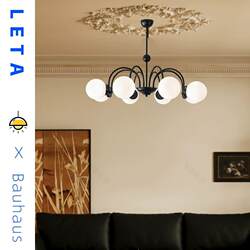 French Retro Black Chandelier Living Room Main Light Vintage American High-End Master Bedroom Room Light Dining Room Light