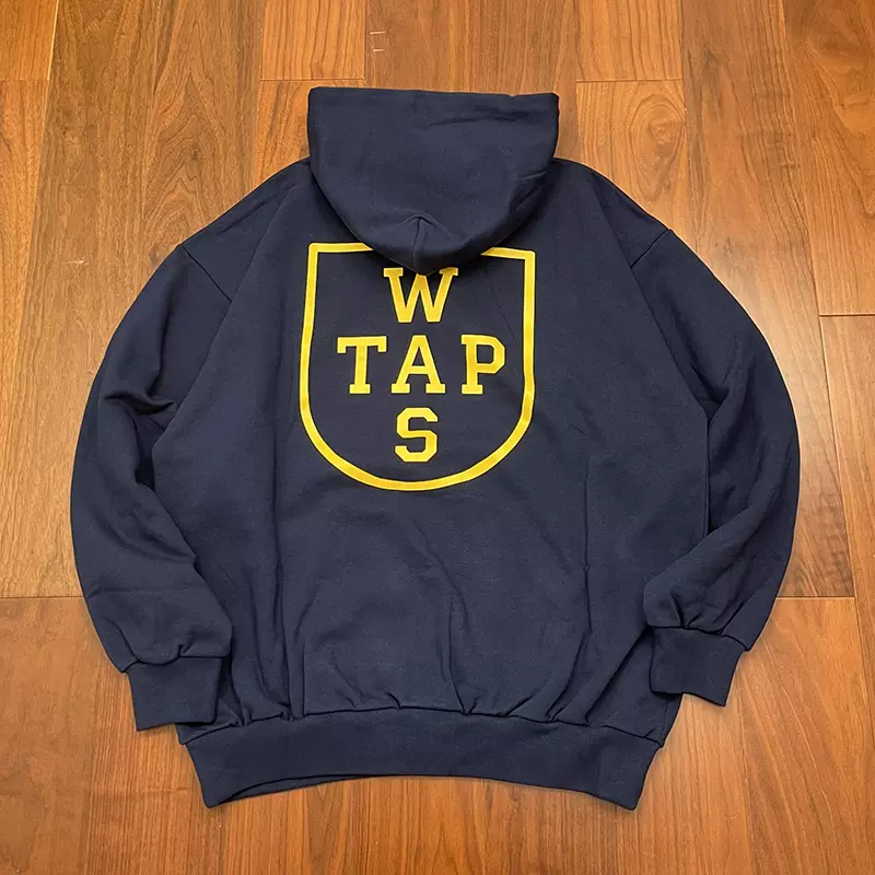 壹树国仓WTAPS CRST/HOODY/COTTON 后背印花连帽卫衣22SS-Taobao