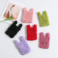 Pineapple Elastic Shopping Bag, Magic Stretchable Pleated Bag, Portable Large-Capacity Handbag, High-Value Large Bubble Bag