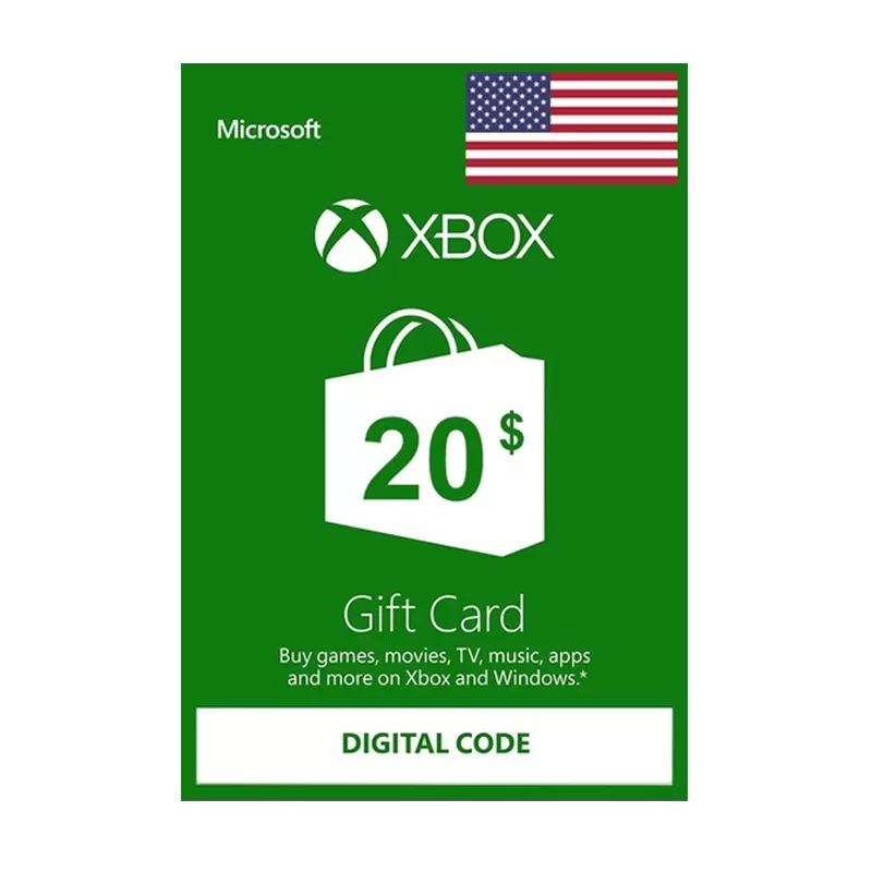 Xbox Card $20 Xbox Digital Code XBOX Live Gift Card $20 IEX Games