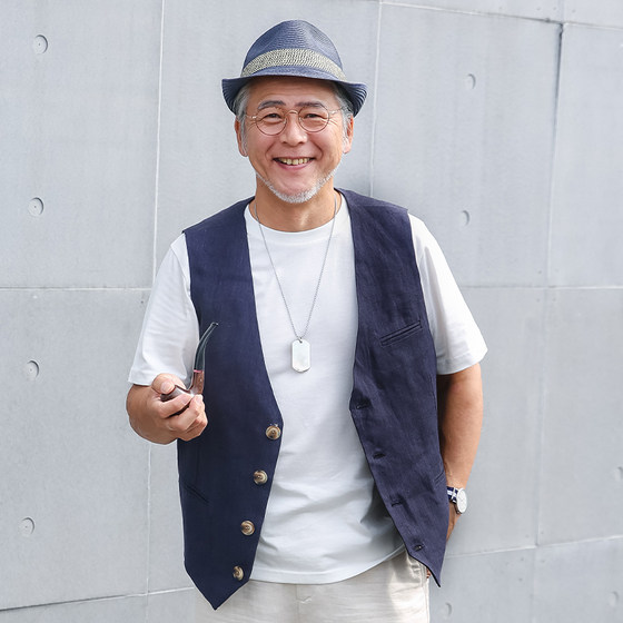 Summer thin linen vest in summer wear casual vest single-breasted vest horse clip yuppie sleeveless clothes for men