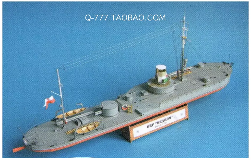 帆船模型 777纸模型]维京海盗船模型帆船模型