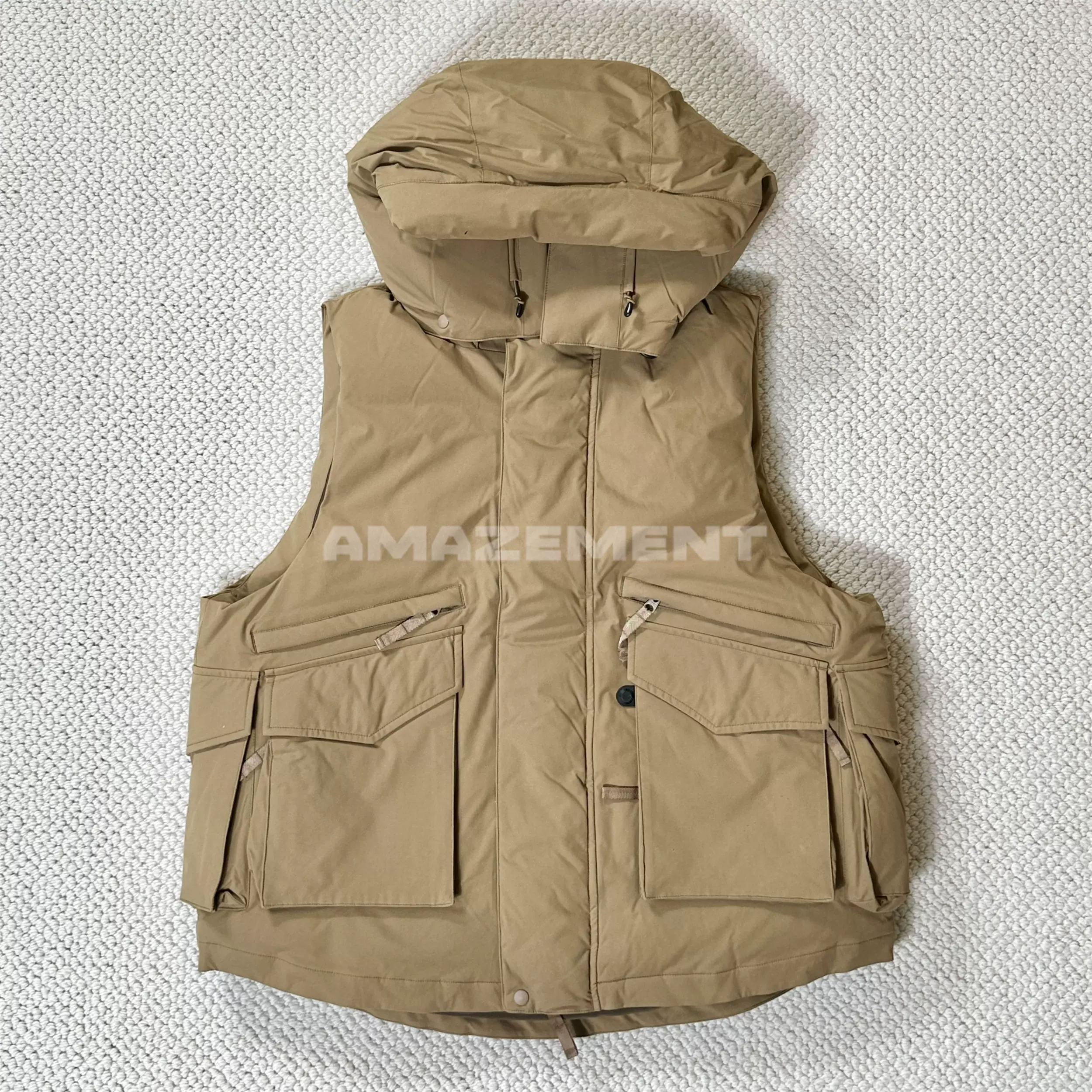 DAIWA PIER39 TECH PADDING FISHING VEST 机能防水连帽马甲21AW-Taobao