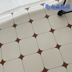 Retro Style Arc Tiles Bathroom Kitchen Tiles Bathroom Toilet Non-Slip Floor Tiles Bed and Breakfast Hotel Bar Wall Tiles
