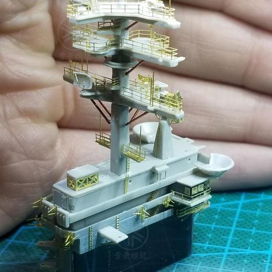 Longxing 1/700 アメリカ海軍ニミッツ級空母 エッチングパーツ