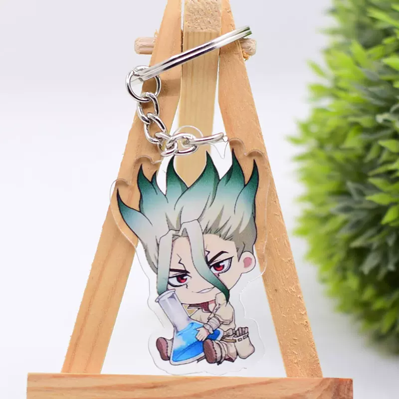 二次元石紀元鑰匙扣壓克力dr Stone石神千空琥珀大木大樹包包掛件 Taobao
