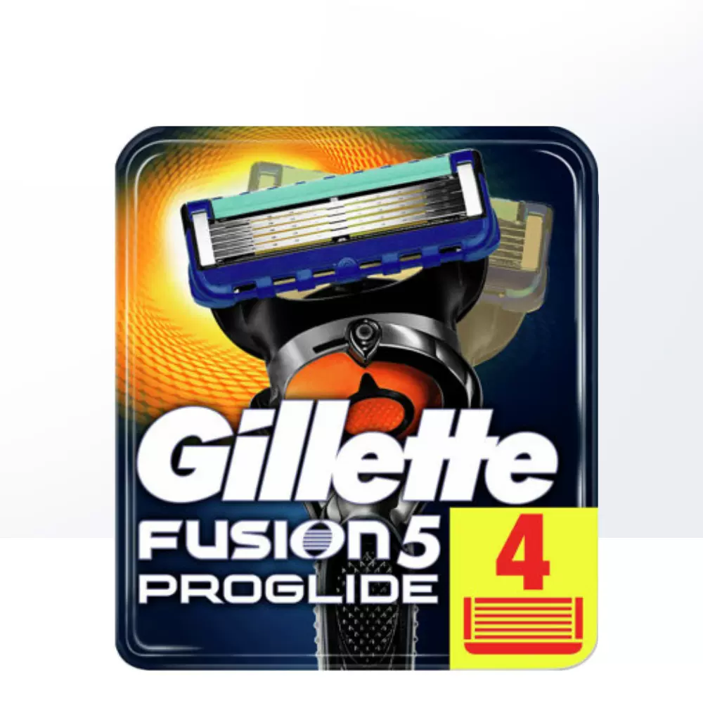 Gillette 吉列 Fusion ProGlide 锋隐致护 剃须刀替换刀头 4个装 双重优惠折后￥66包邮包税 返￥10国际金