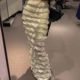 Korean official website purchasing autumn and winter style little woman sweet layered ruffled hip versatile long skirt skirt
