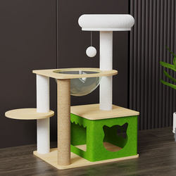 Cat Climbing Frame, Cat Cage, Cat Nest, Cat Tree All-In-One, Summer Cat Scratching Board, Space Capsule Pet Supplies, Cat Toys, Cat Scratching Post