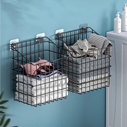 Dirty Clothes Basket Dirty Clothes Storage Basket Household Foldableable Dirty Clothes Basket Bathroom Clothes Laundry Basket Wall-Mounted