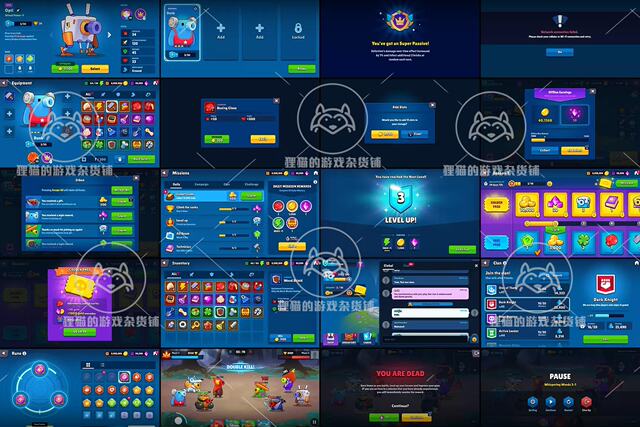 Unity GUI Bundle 10 Styles 2.0.2 10 UI interface material Bundle