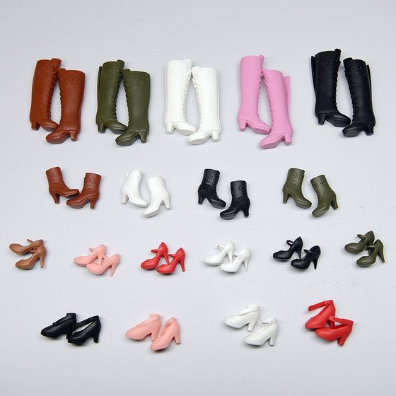 blythe Xinyi 30cm doll licca flat feet azone Mengfankeer shoes doll high heel boots
