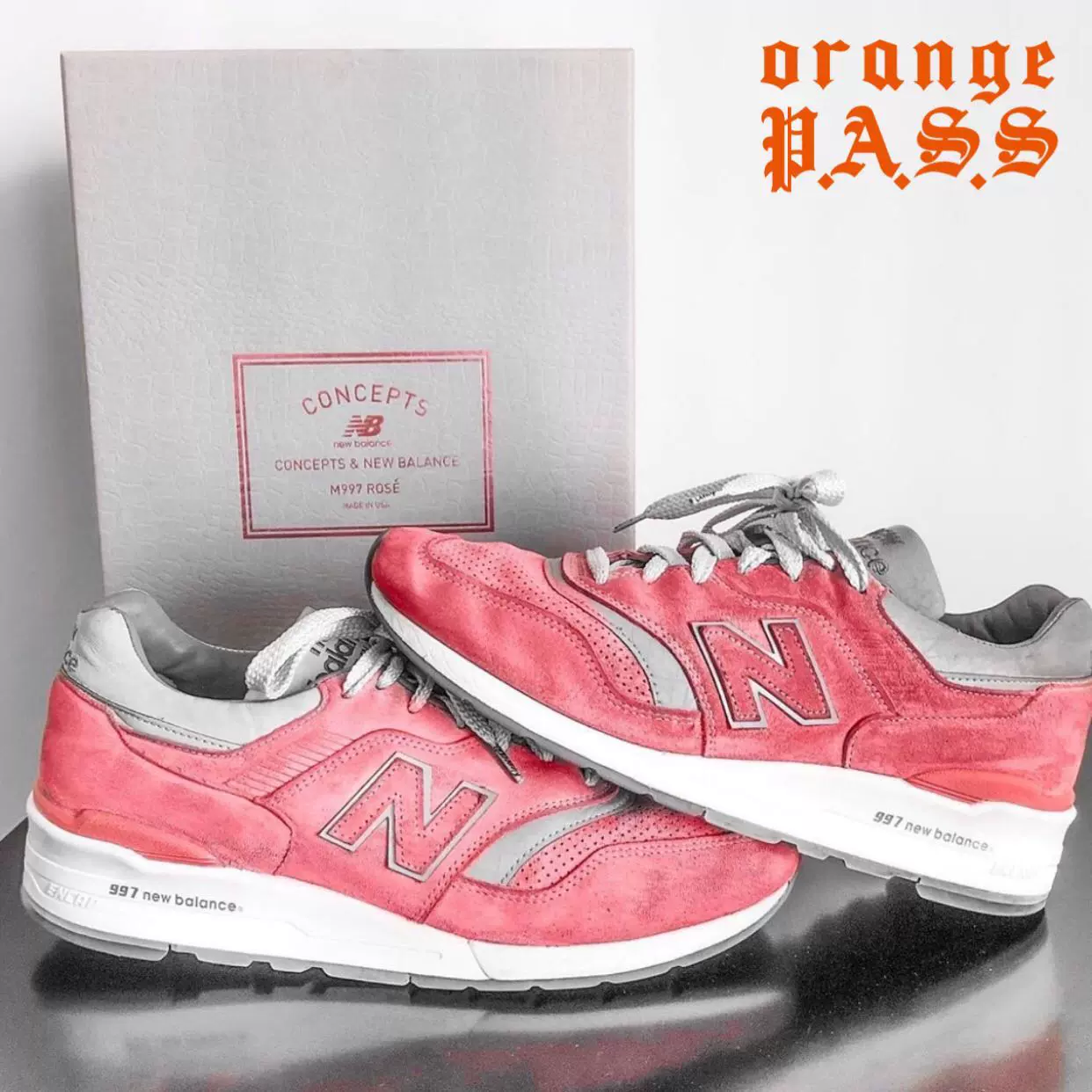 M997cpt Rose New Balance 997 New Balance 997 Concepts Rose Pink