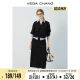 Fashionable two-piece set for women 2025 autumn new style splicing design high-end fashionable suit