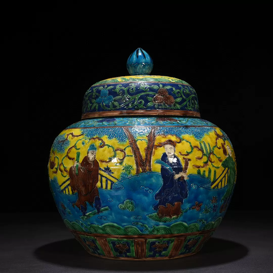 中国　古七宝琺瑯彩　神獣文　盃　五客　C　6713 中国 古七宝琺瑯彩 神獣文 盃 五客 C 6713 中国 古七宝