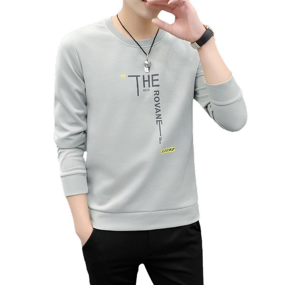 
Men's sweatshirts in spring and autumn new style ins trendy long-sleeved T-shirts autumn and winter thin autumn clothes bottoming shirt autumn clothes tops