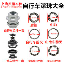 Shanghai Phoenix Bicycle Parts Mountain Bike Front Fork Ball Bearing Set Bicycle Stem Bearing Ball Holder Head Tube Bearing Ball Set