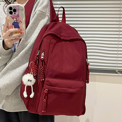 Schoolbags for Junior High School Girls and College Students ins Niche Large-Capacity 2025 New Backpacks for Primary School Students Travel Backpacks
