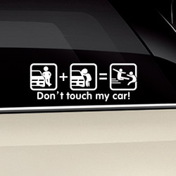 Car Personalized Stickers, Don'T Touch My Car, Funny and Creative Interior Modification, Trendy Small Stickers, Baby in the Car Trendy Stickers