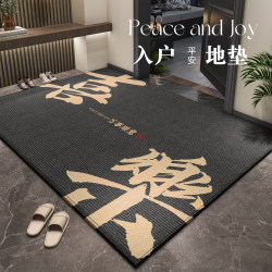 Entrance Door Mat 2026 New Model High-End Non-Slip Dirt-Resistant Foyer Mat Carpet Outdoor Door Mat