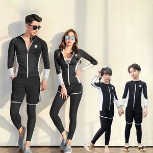 
Diving suit Parent-child couple suit Swimming suit trousers Long sleeves Sun protection Quick-drying surfing boys and girls snorkeling jelly suit
