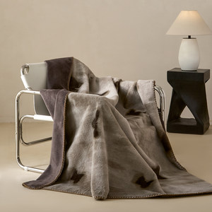 
Creation Meiju Class A rabbit plush blanket autumn and winter four seasons blanket sofa blanket office nap blanket single and double