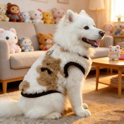 Pet Dog Clothes, Autumn and Winter Models for Small, Medium and Large Dogs, Winter 2025 New Style, Autumn and Winter Fleece-Lined Warm Vest