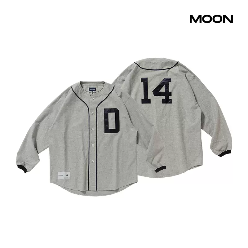 MOON北京现货DESCENDANT BLEEK BASEBALL SHIRT长袖棒球衬衫22SS-Taobao