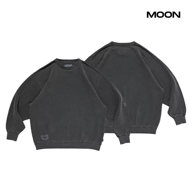 MOON现货WTAPS BIRTH / SWEATER / COTTON纯棉水洗做旧卫衣23SS-Taobao