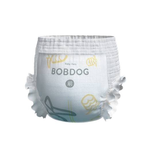 [Tmall U Xian] Babu Dou Pineapple Pants Small Wavy Pull-up Pants Diapers Weak Acid Skin Friendly Trial Pack 12 pieces
