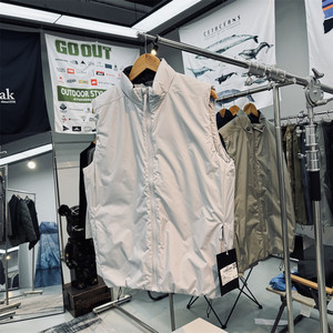 
Water-repellent aerogel self-heating fiber for men and women, outdoor leisure, windproof, warm, water-splashing cotton coat vest