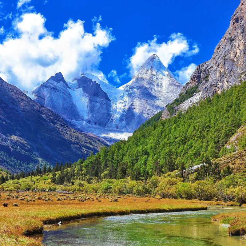 成都到稻城亚丁格聂旅游6天5晚跟团游四姑娘山川藏线摄影保姆车团