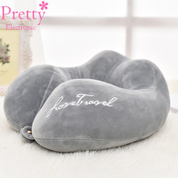 U-Shaped Pillow for Neck Protection, Suitable for Airplanes, Trains, with Double Hump, Soft Pillow for Office Naps, Cervical Spine Pillow for Travel and Sleeping