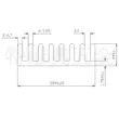 quạt tản nhiệt 12v 1a Hợp kim nhôm chip tản nhiệt điện tử tản nhiệt 28*28*8mm cao cấp hợp kim nhôm CPU dẫn nhiệt màu đen laptop tản nhiệt tốt Linh kiện tản nhiệt