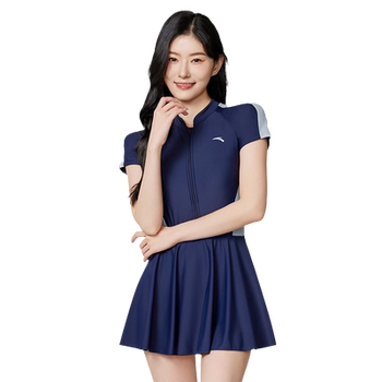 Anta's small waist swimsuit hits slim hot spring swimming pool