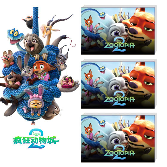 
Zootopia Series Flip Books Student Figures Peripheral Preschool Education Fun Birthday Gifts Animated Educational Toys