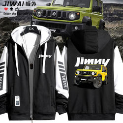 Custom Motorcycle Clothing Outdoor Sports Zipper Sweatshirt Suzuki Jimny Off-Road Vehicle Enthusiast Jacket Men's Clothing