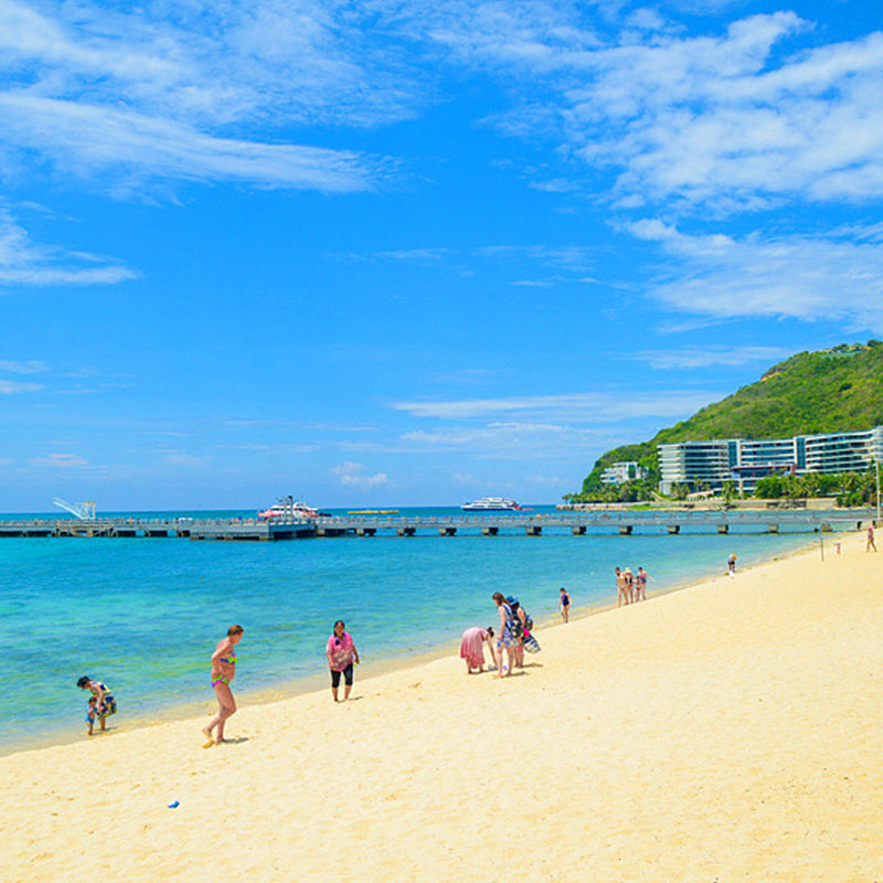 私家团三亚旅游5天4晚纯玩含往返机票亚特兰蒂斯蜈支洲岛海南旅行