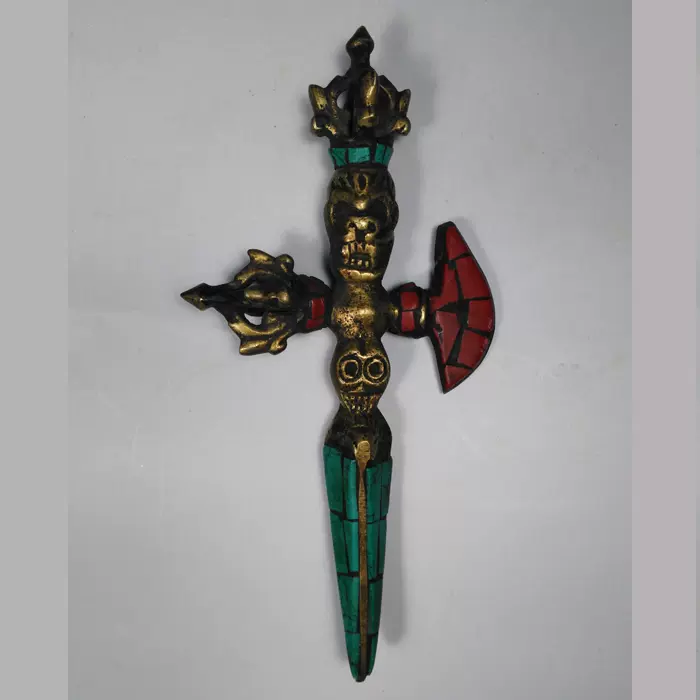 早期収蔵 銅製細工 降魔杵 金剛杵 法器 密宗古仏像 鎮宅辟邪