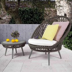 Outdoor Garden Open-Air Home Balcony Simple Coffee Table Three-Piece Set Internet Celebrity Yard Rest Area Tea Table and Chair Combination