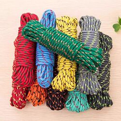 Thickened Household Outdoor Clothesline 5m / 10m Bundle of Clothesline Ropes, Wear-Resistant Nylon Braided, Non-Slip for Outdoor Use