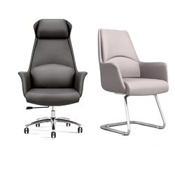 Modern Executive Chair, Long-Sitting Leather Chair, Conference Chair, High-End Stylish Office Chair, Manager Chair