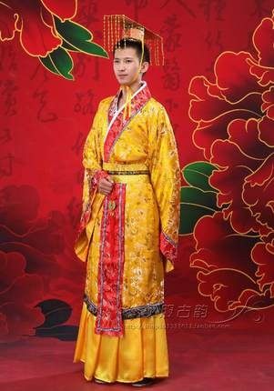 Han Dragon Robe Dragon robe Male Emperor's ancient costume Han costume Prince's costume ...